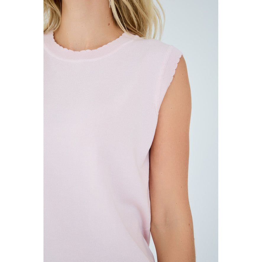 Ulla Knit Tank Top Pink