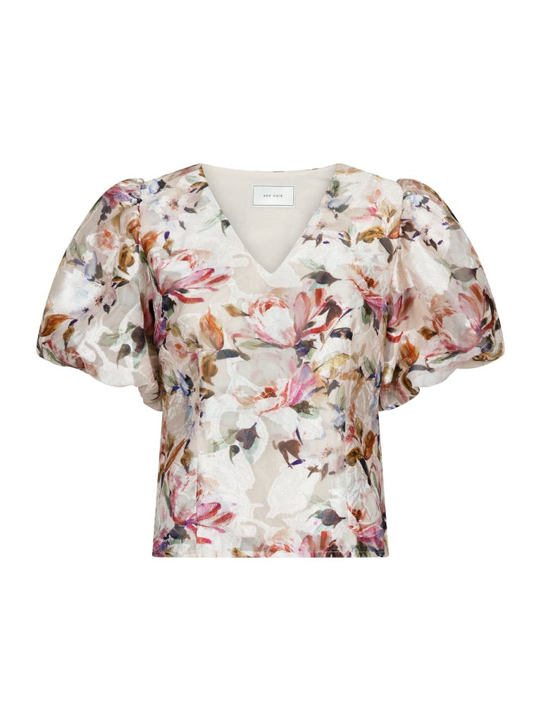 Camia Brocade Print Blouse