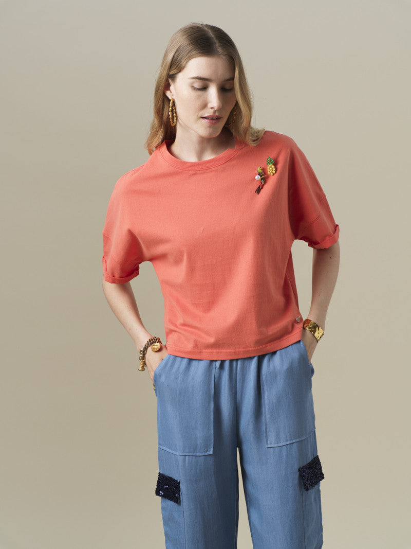 T-shirt Clara Coral