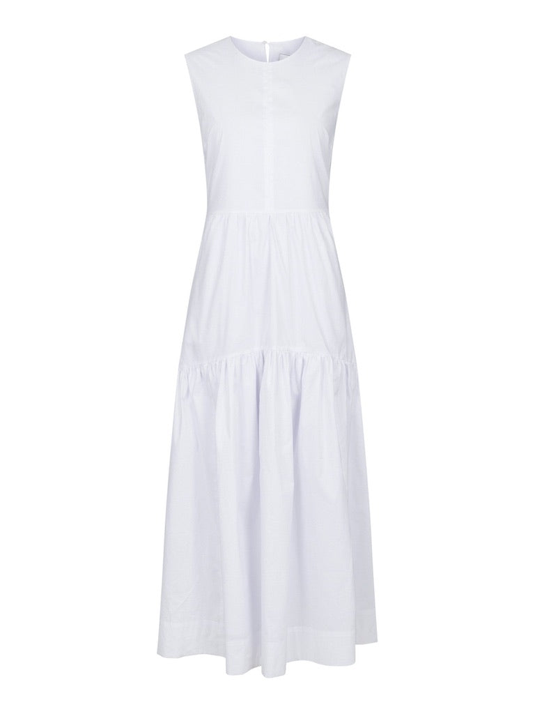 Eysha Poplin Dress White