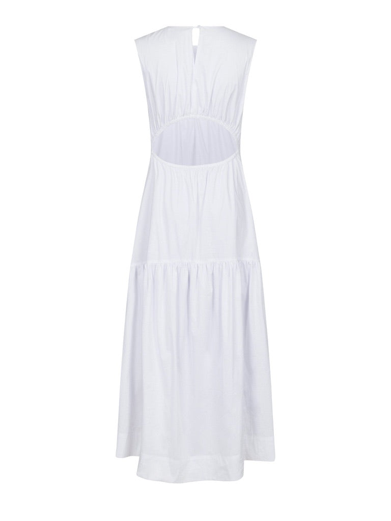 Eysha Poplin Dress White