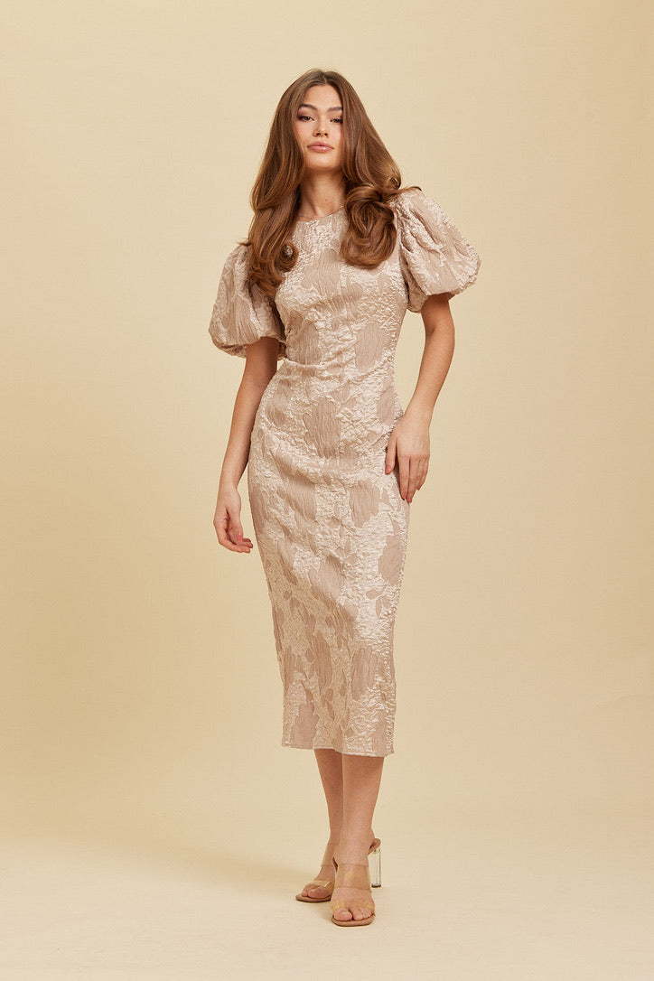 Liz Long Dress Champagne