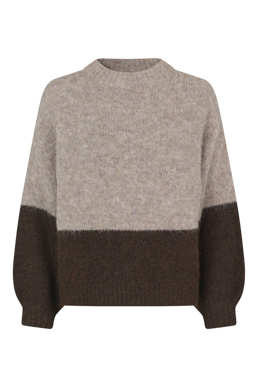 Patricia New Block Knit Brown/Sand