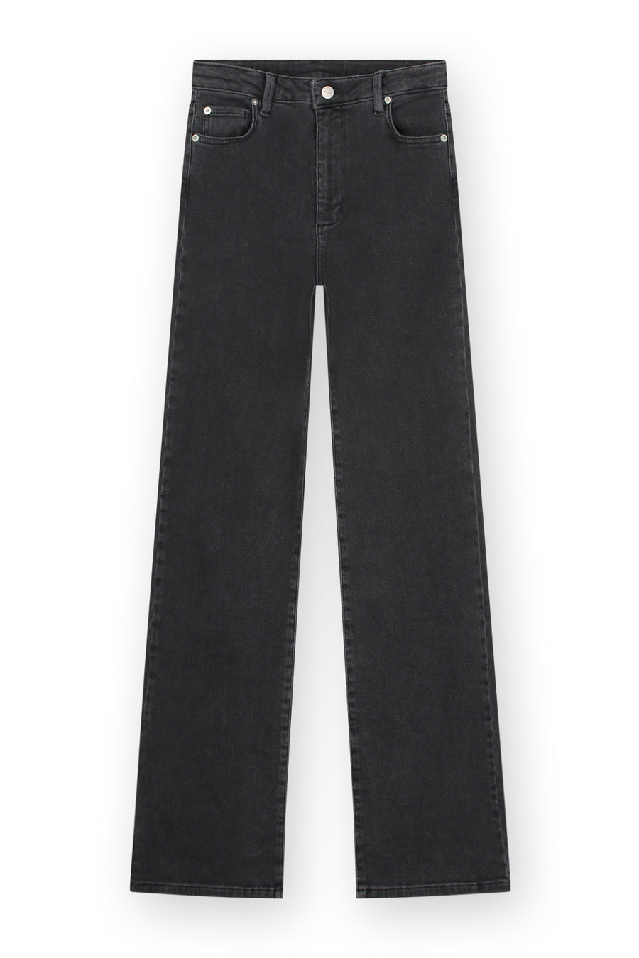 Diana - Stretchy Wide Leg Jeans Antracite