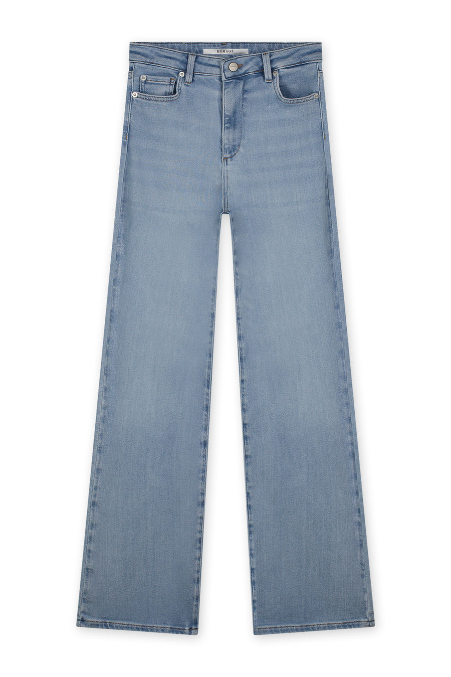 Diana - Stretchy Wide Leg Jeans Mid Vintage